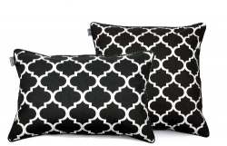 CLOVER black decorative pillowcase